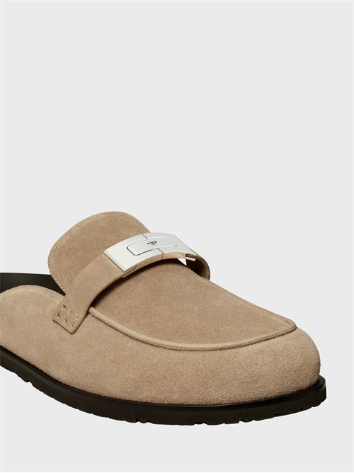 Suede slip-on mule with T buckle TORY BURCH | 177967256